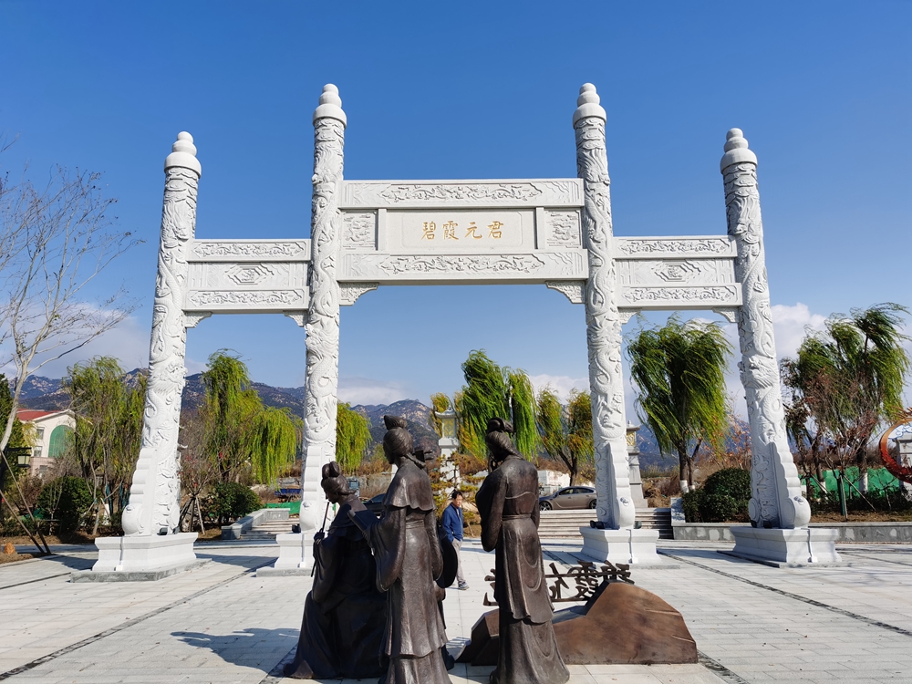 公园景区牌楼